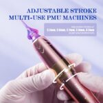 MAST P60 – belaidė PMU mašinėlė su 1 baterija + RCA adapteriu (rožinė) - Image 3